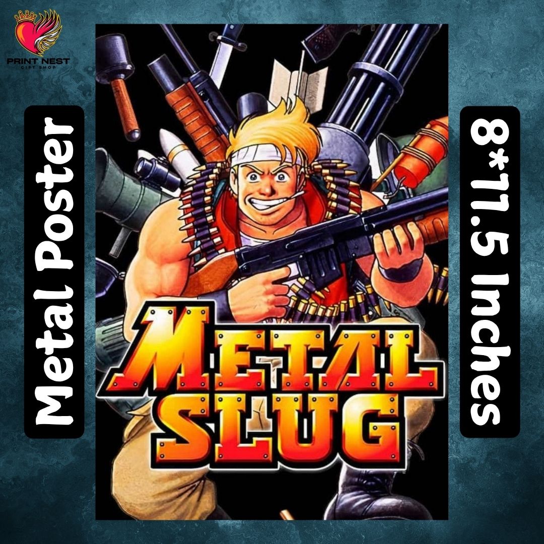 Metal Slug Metal Poster