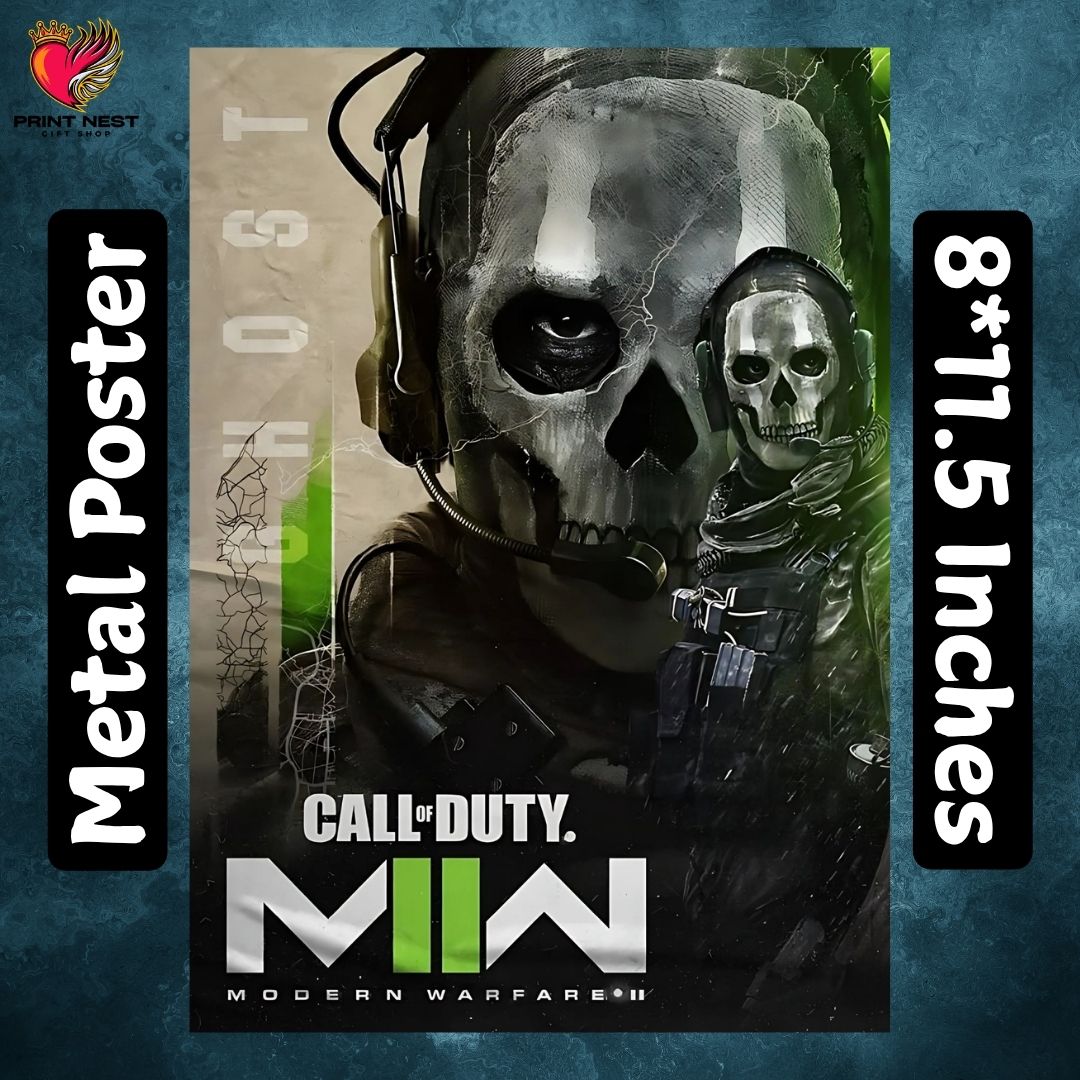 Call Of Duty Metal Poster
