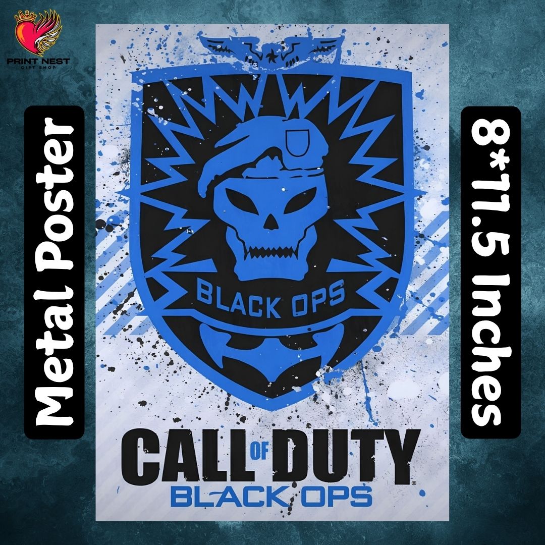 Call Of Duty Metal Poster