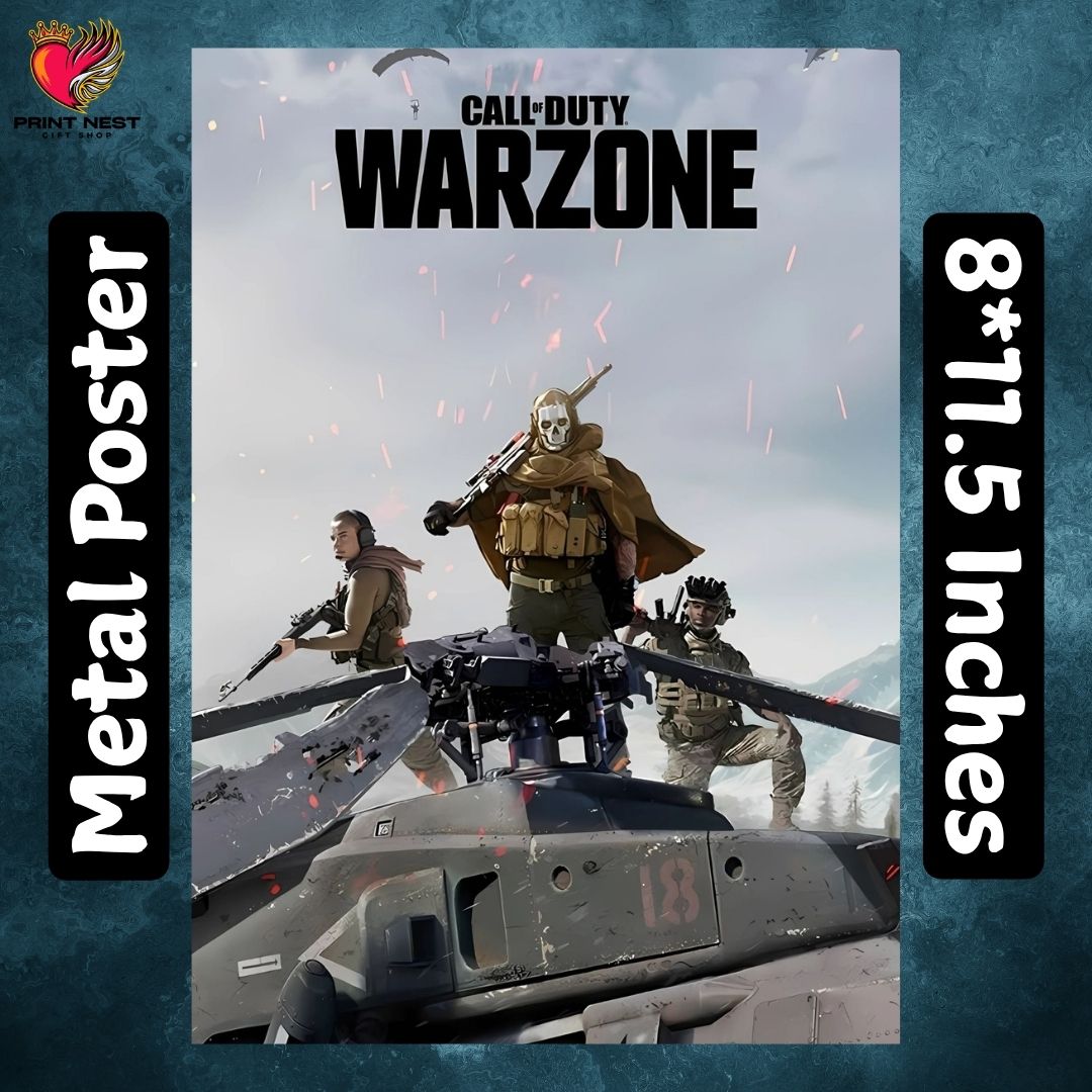 Call Of Duty Metal Poster