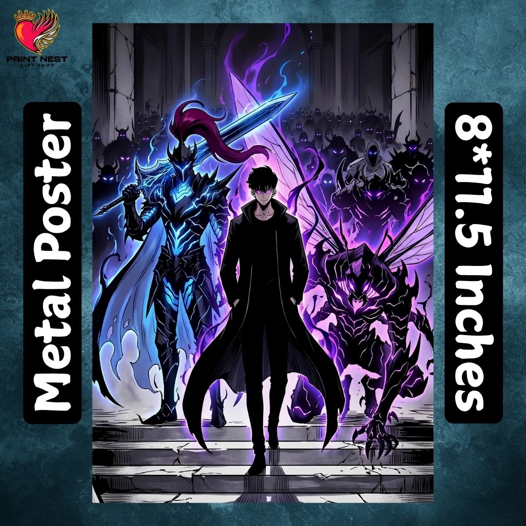 Solo Leveling 01 Metal Posters