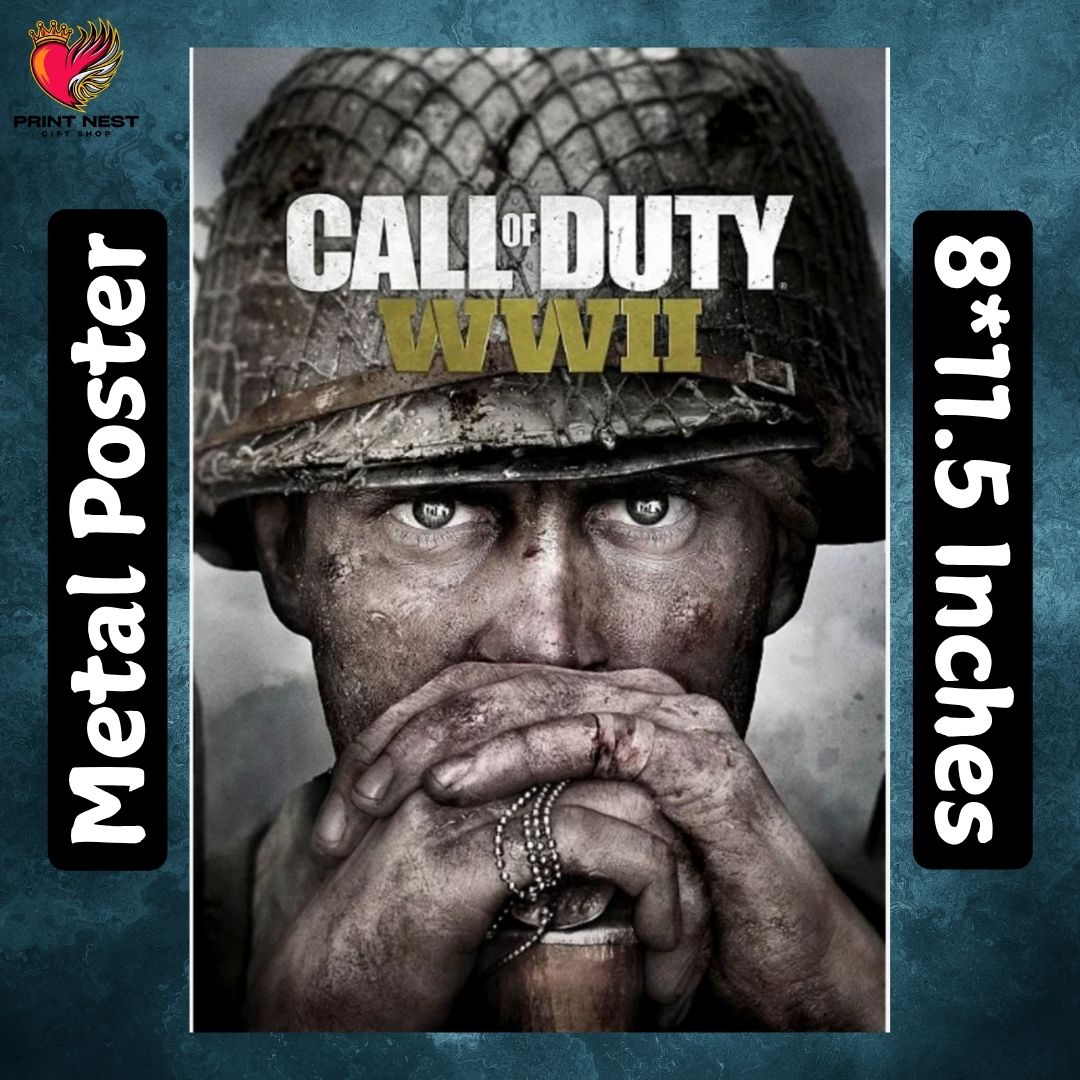 Call Of Duty Metal Poster