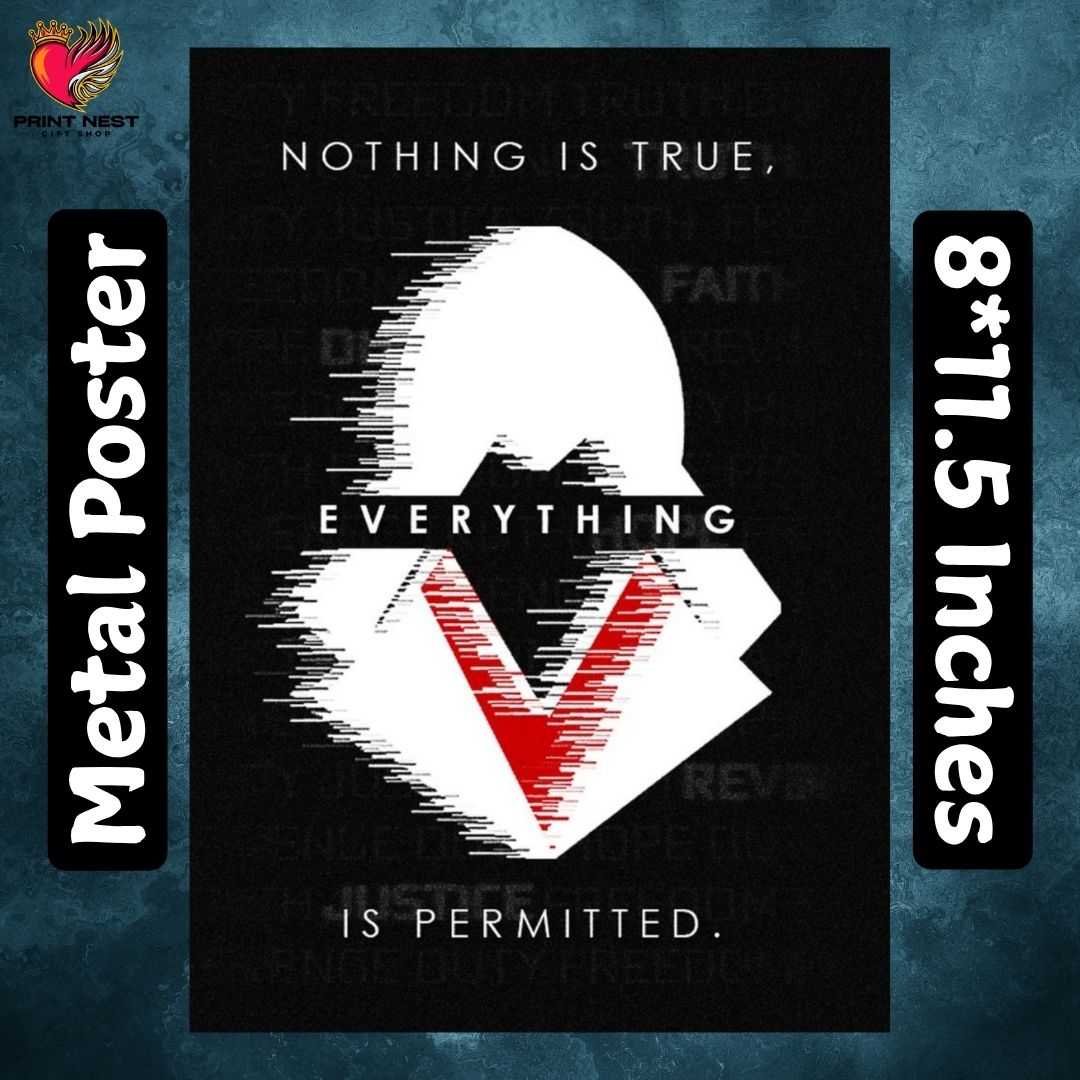 Assassin’s Creed Metal Poster