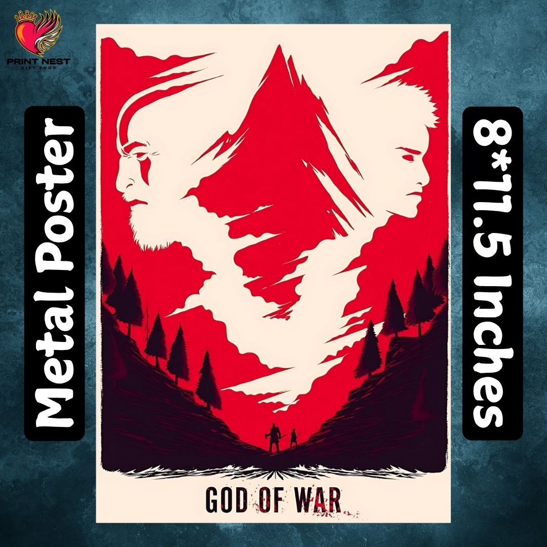 God Of War Metal Poster