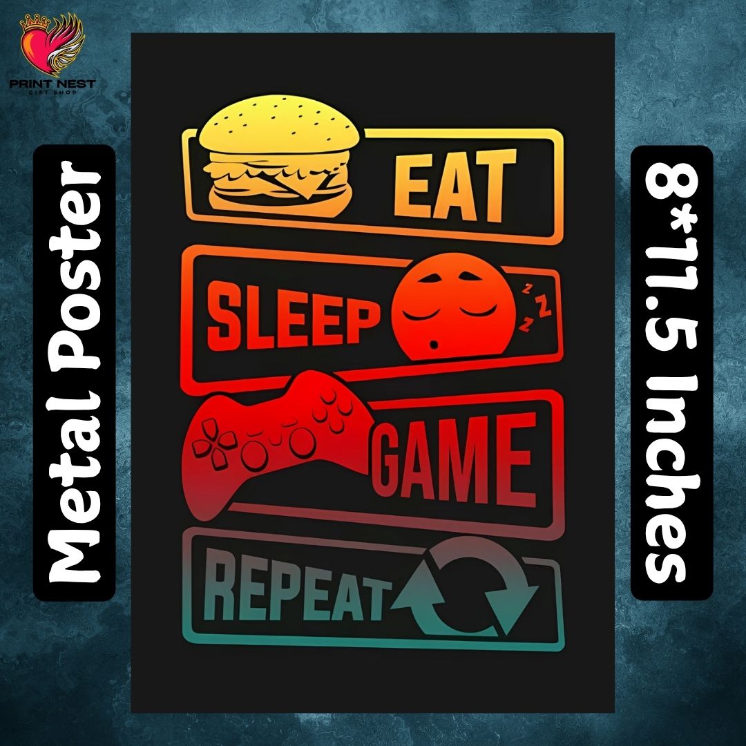 Gamers Metal Poster