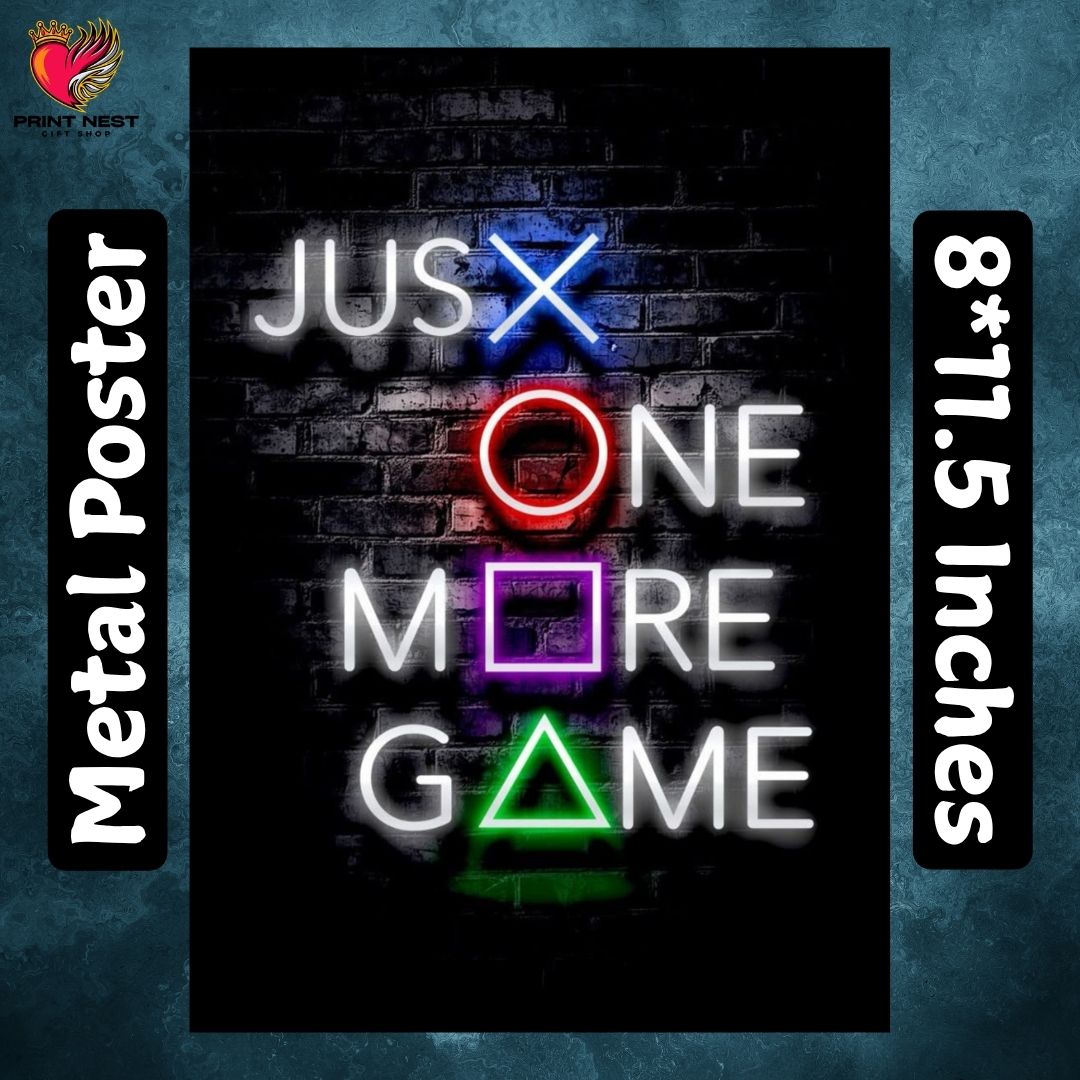 Gamers Metal Poster