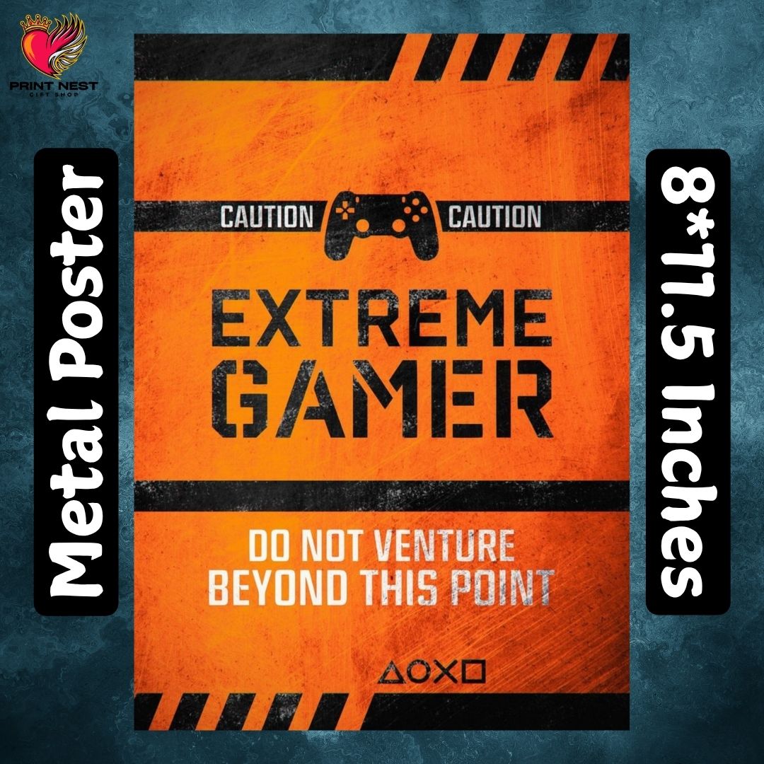 Gamers Metal Poster