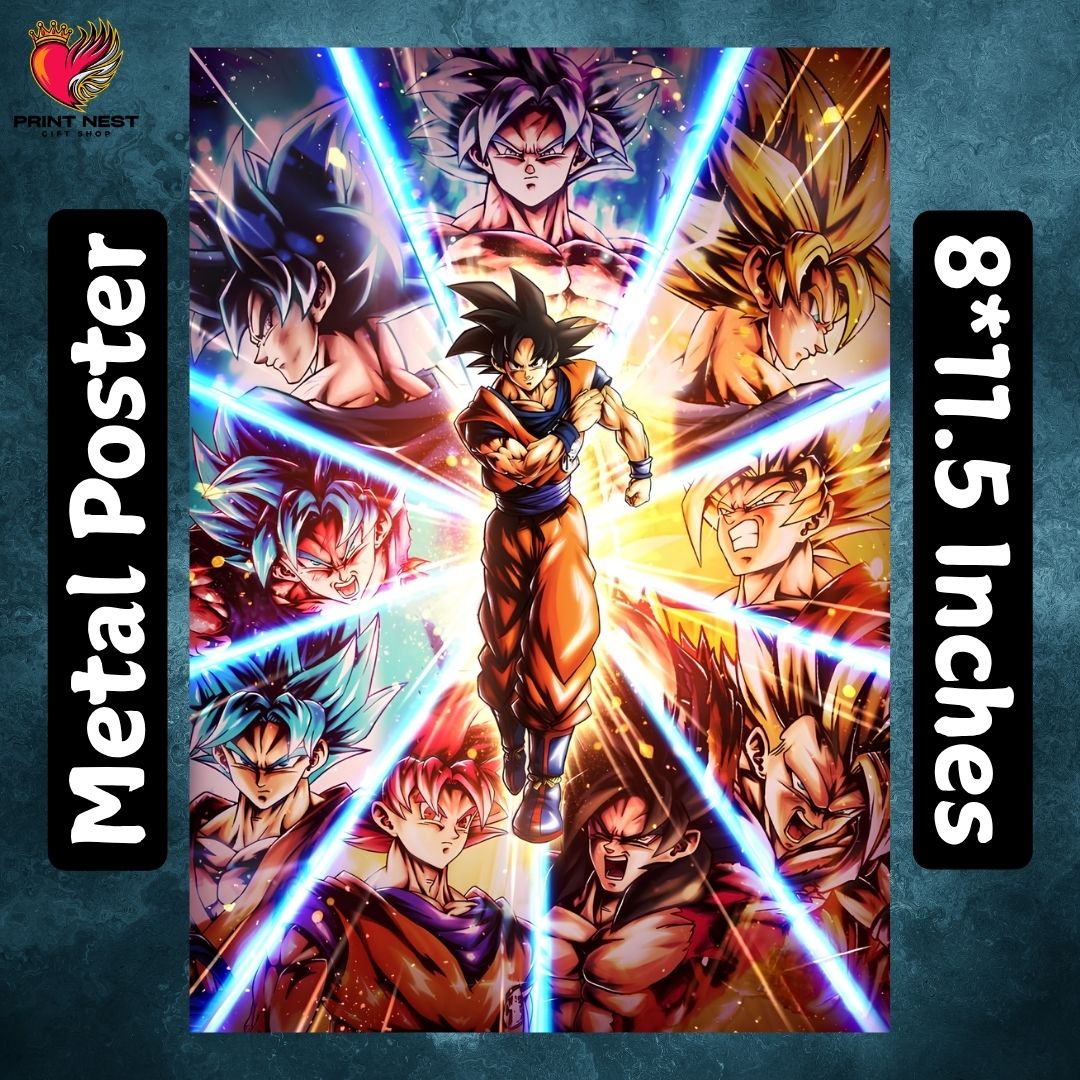Dragon Ball Z 01 Metal Poster