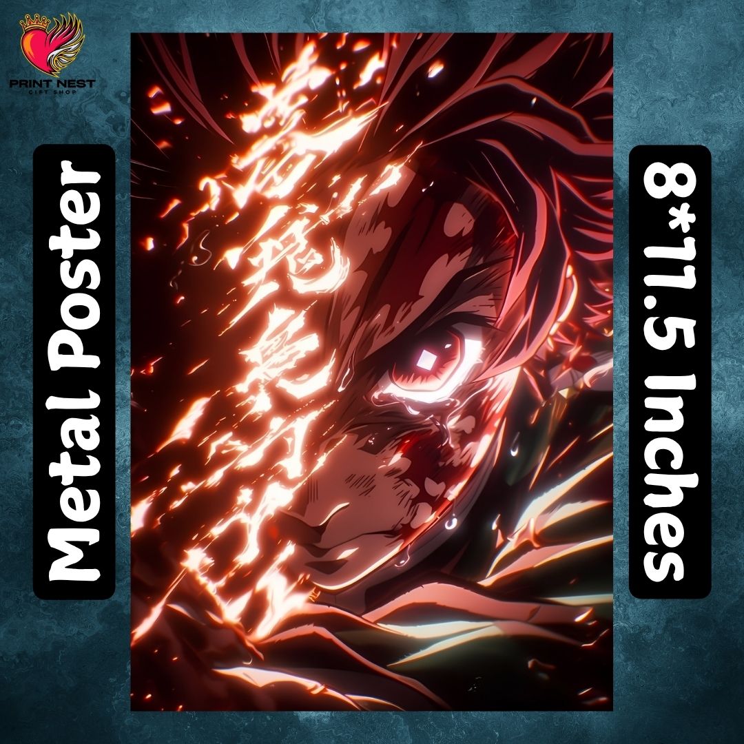 Demon Slayer 1 Metal Poster
