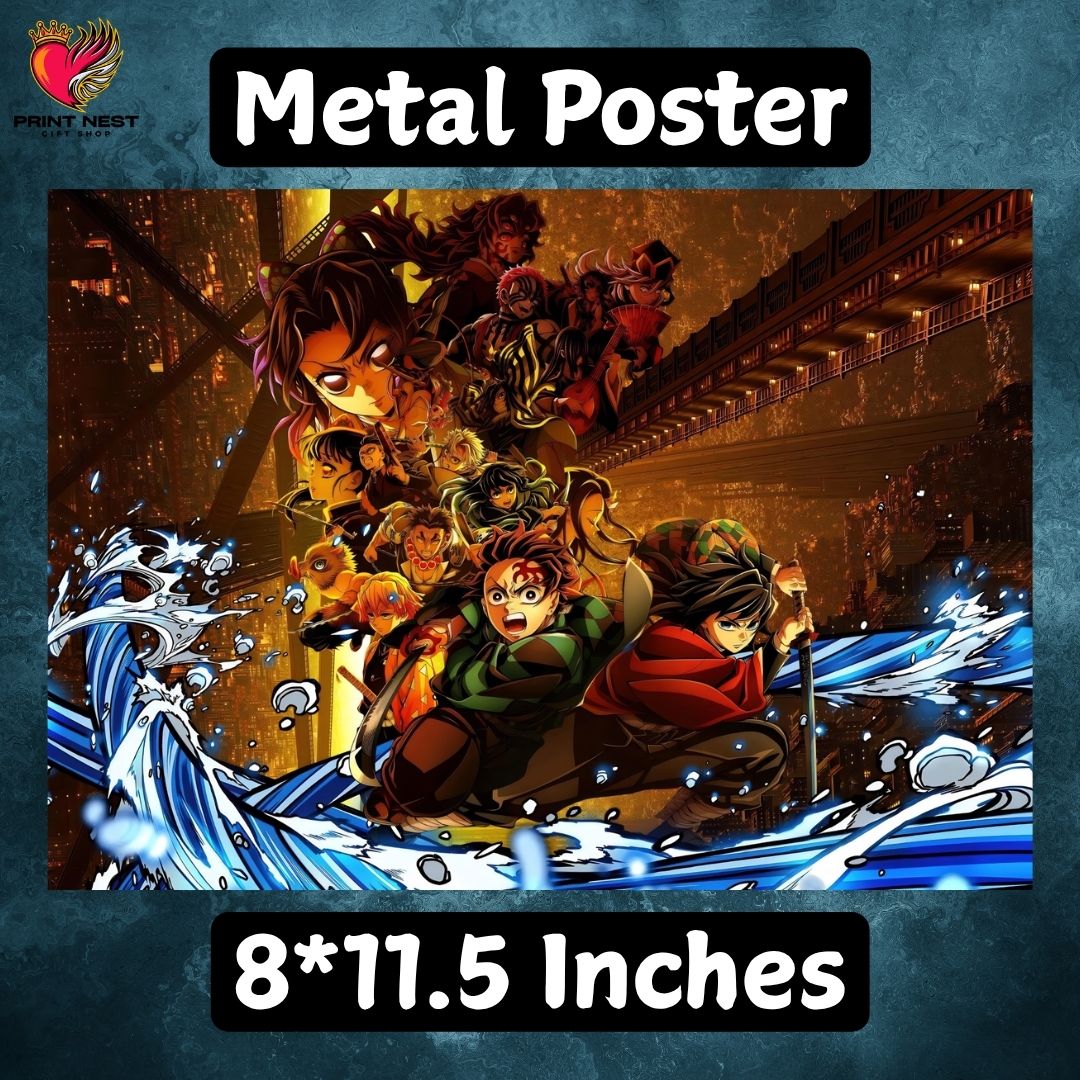 Demon Slayer 1 Metal Poster