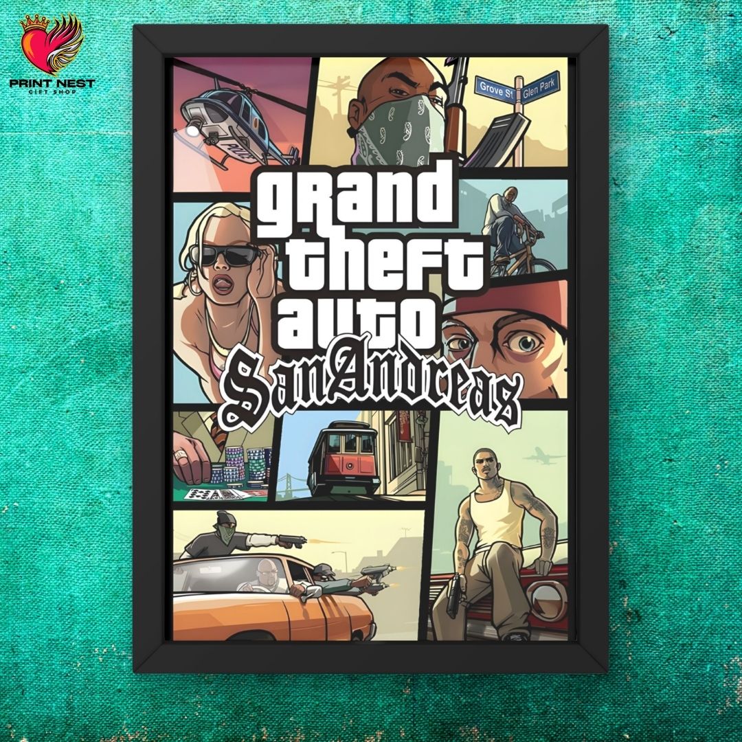 Grand Theft Auto Frames