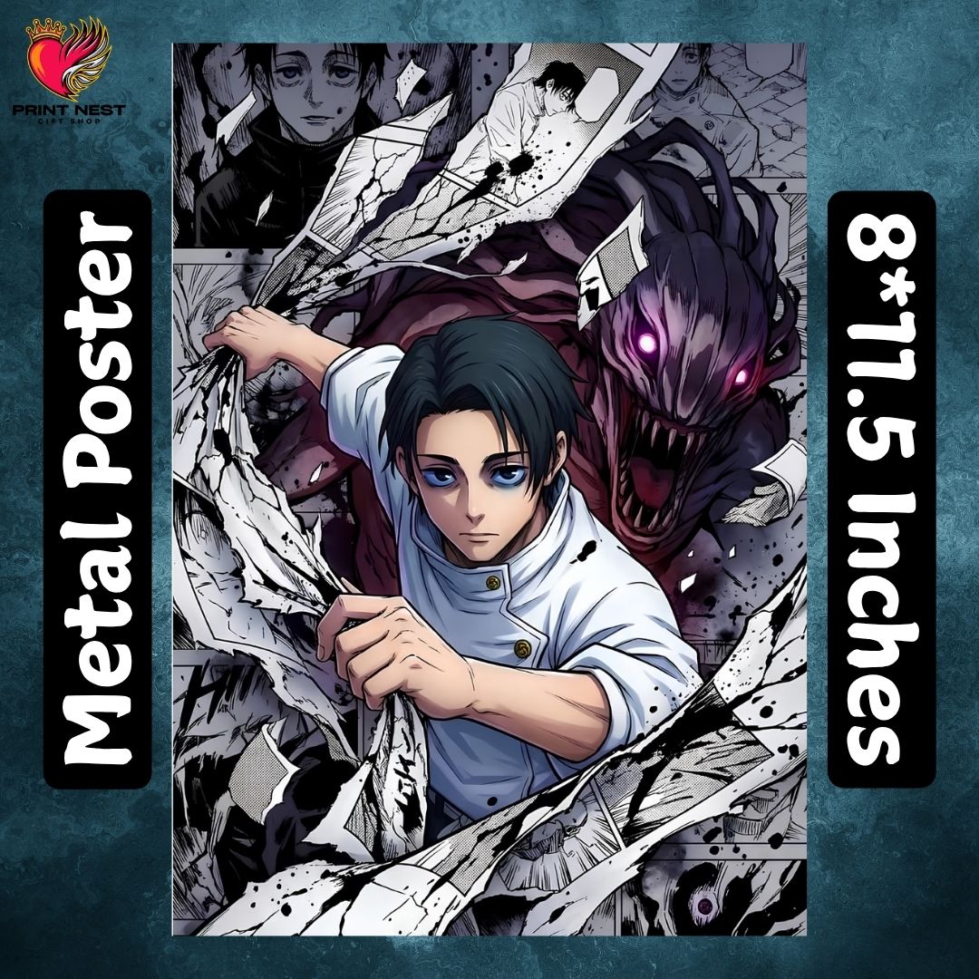 Jujutsu Kaisen 01 Metal Poster
