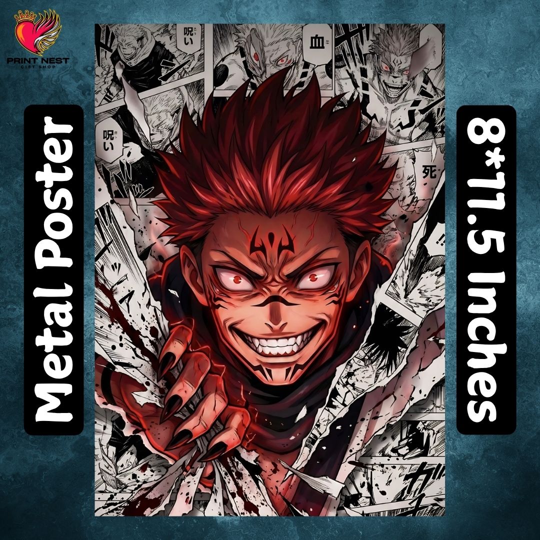 Jujutsu Kaisen 01 Metal Poster