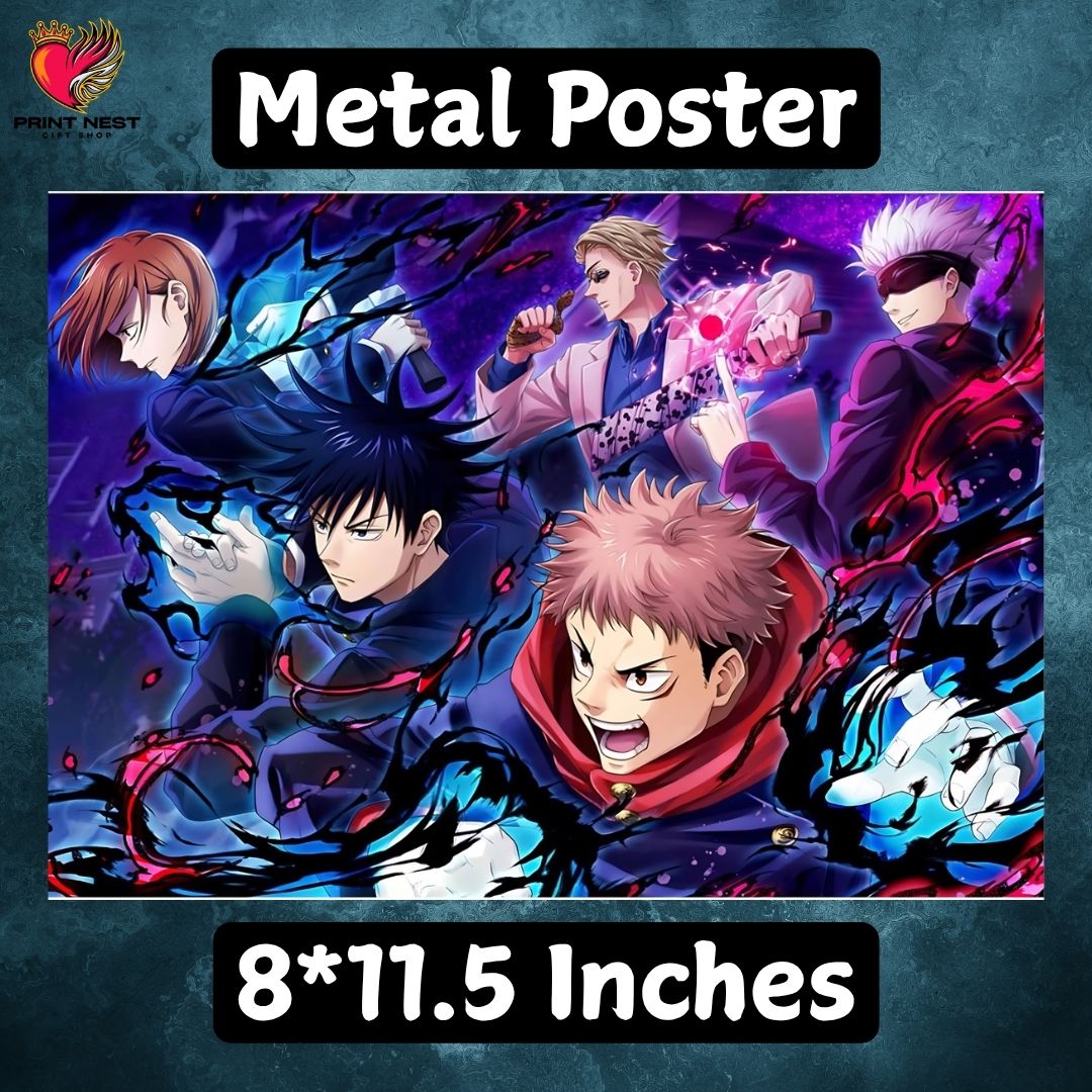 Jujutsu Kaisen 01 Metal Poster