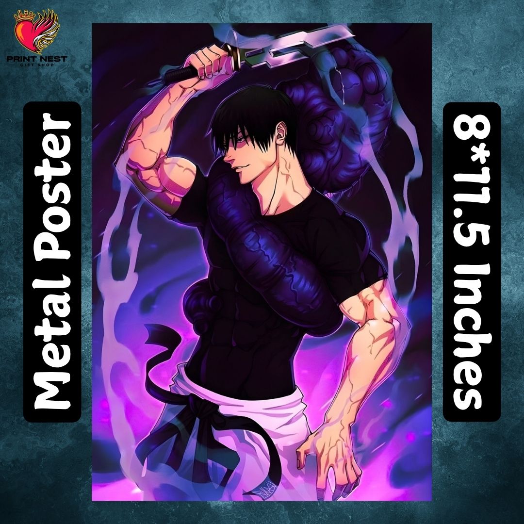 Jujutsu Kaisen Metal Poster
