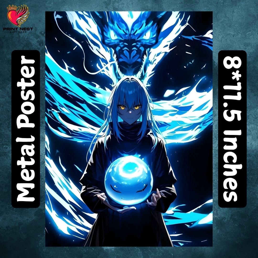Reincarnated as a Slime Metal Poster