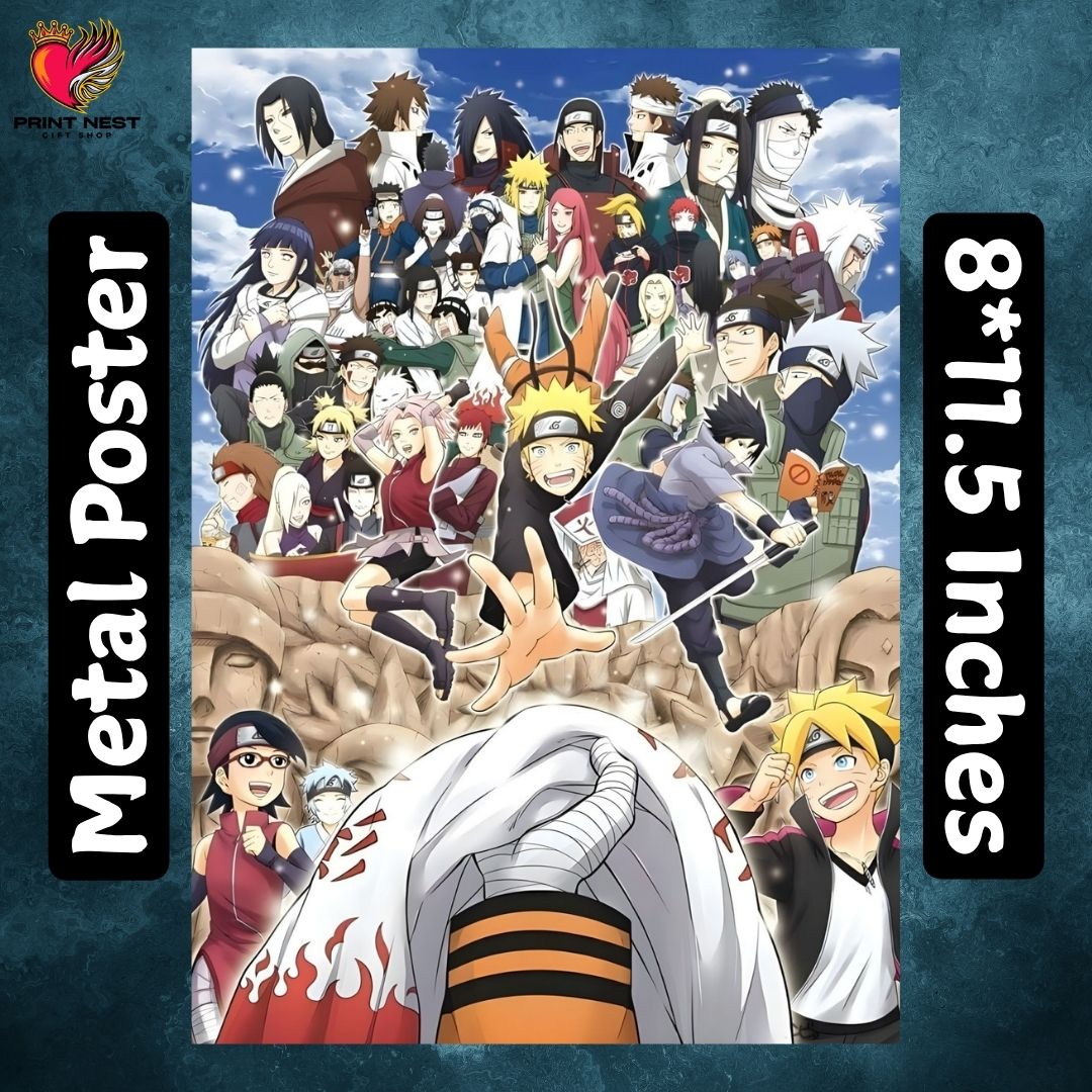 Naruto Metal Poster