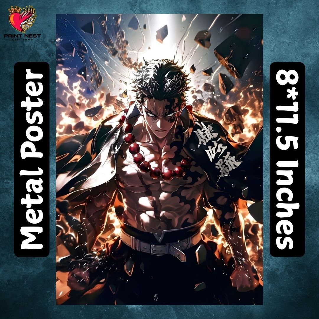 Demon Slayer Metal Poster