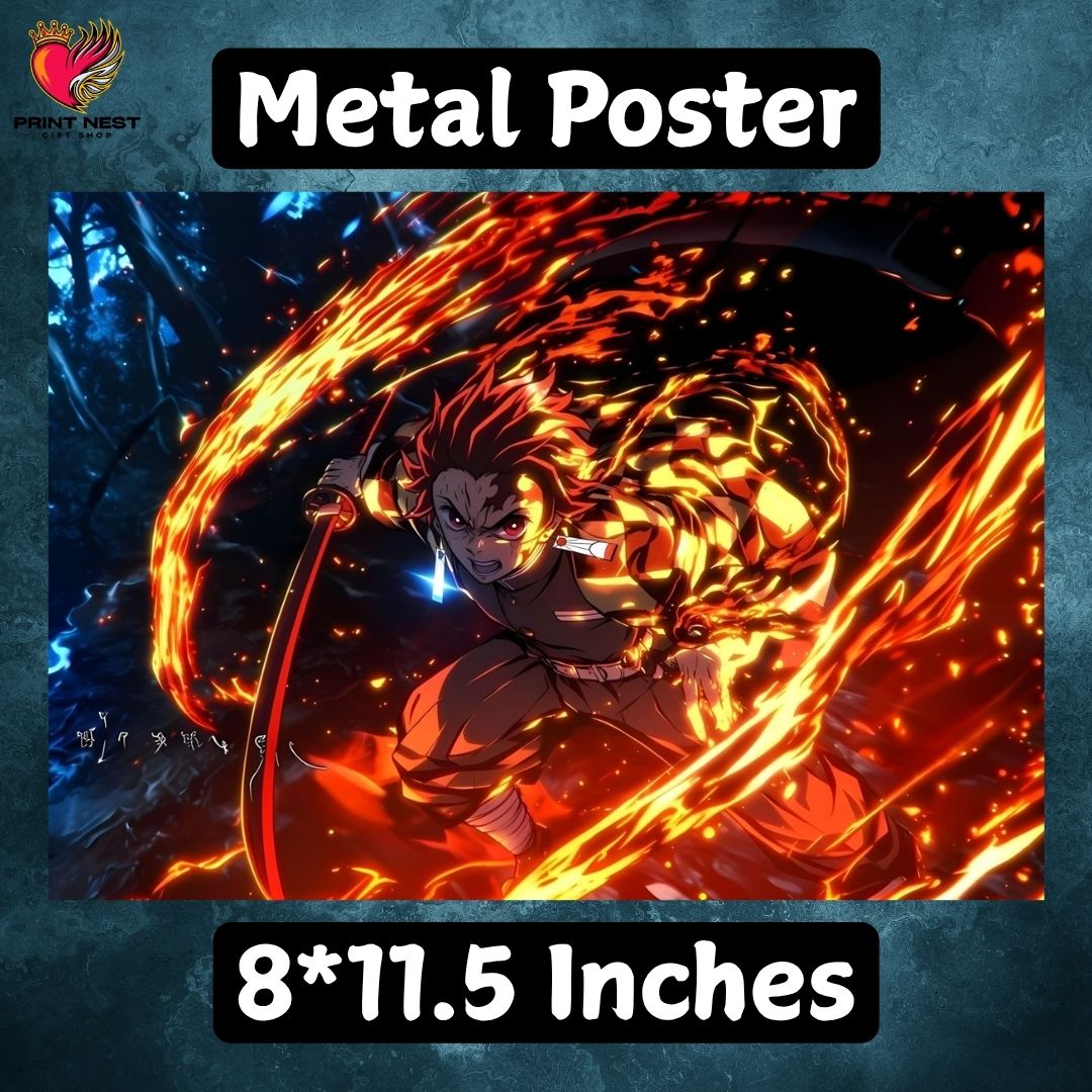 Demon Slayer Metal Poster