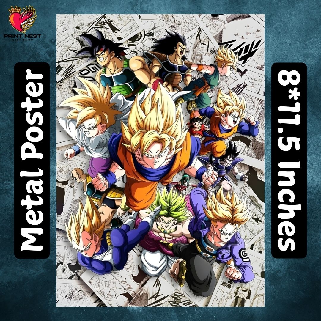 Dragon Ball Z Metal Poster
