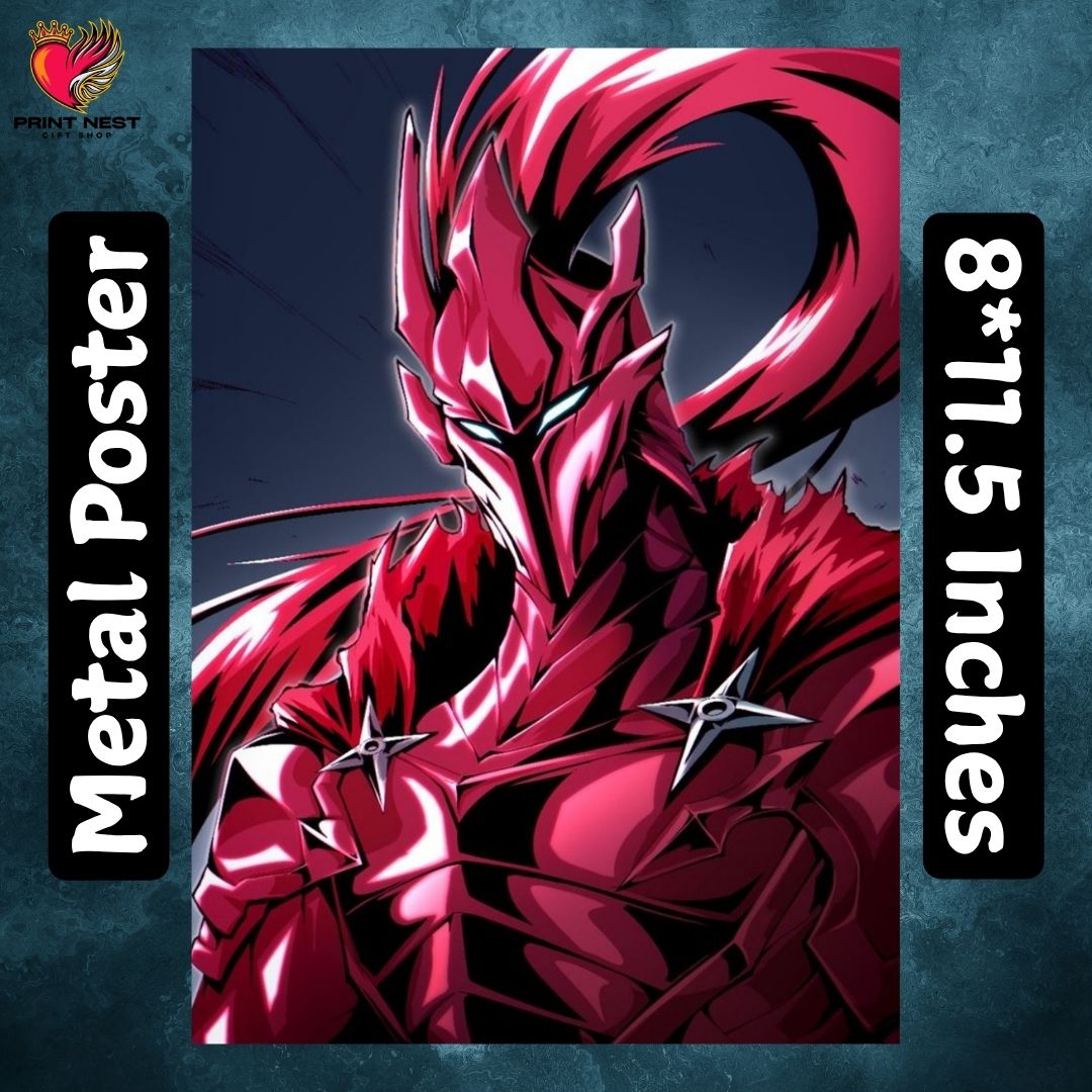 Solo Leveling Metal Postersss