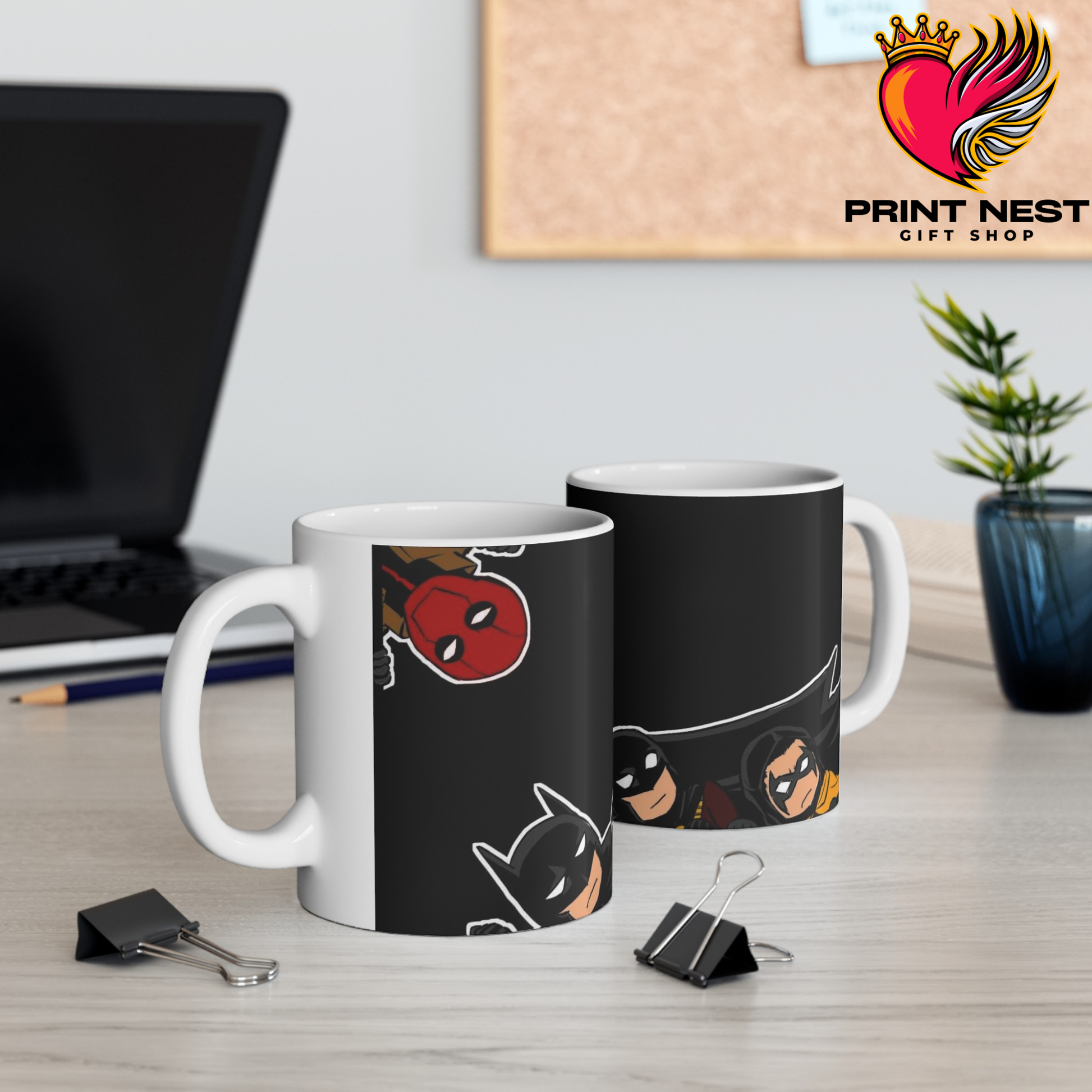 Batman and Robins mug