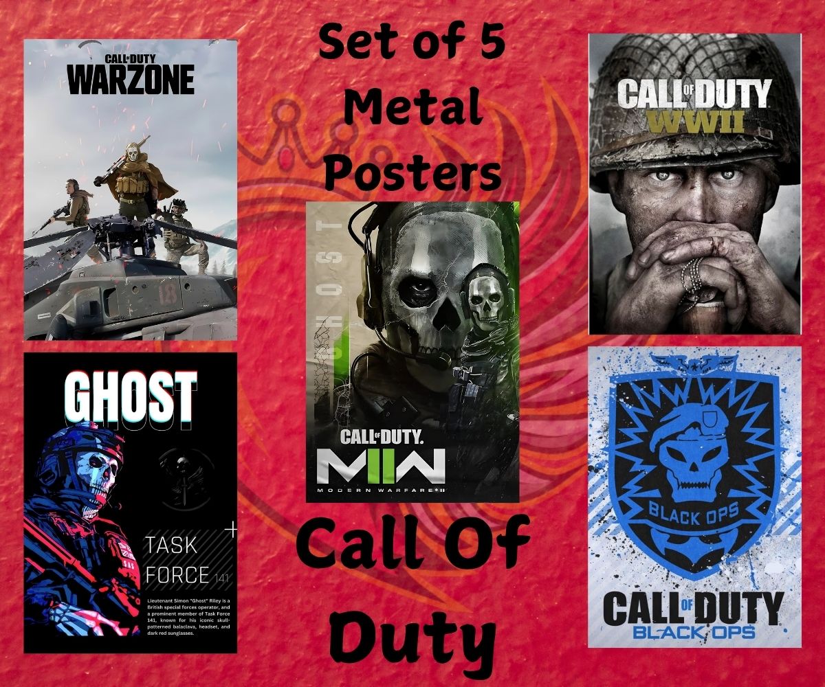 Call Of Duty Metal Poster