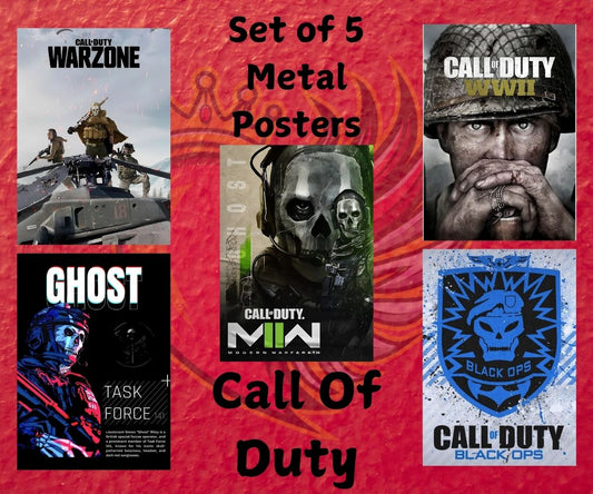 Call Of Duty Metal Poster