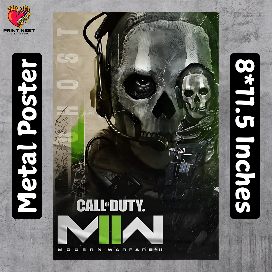 Call of Duty Metal Poster