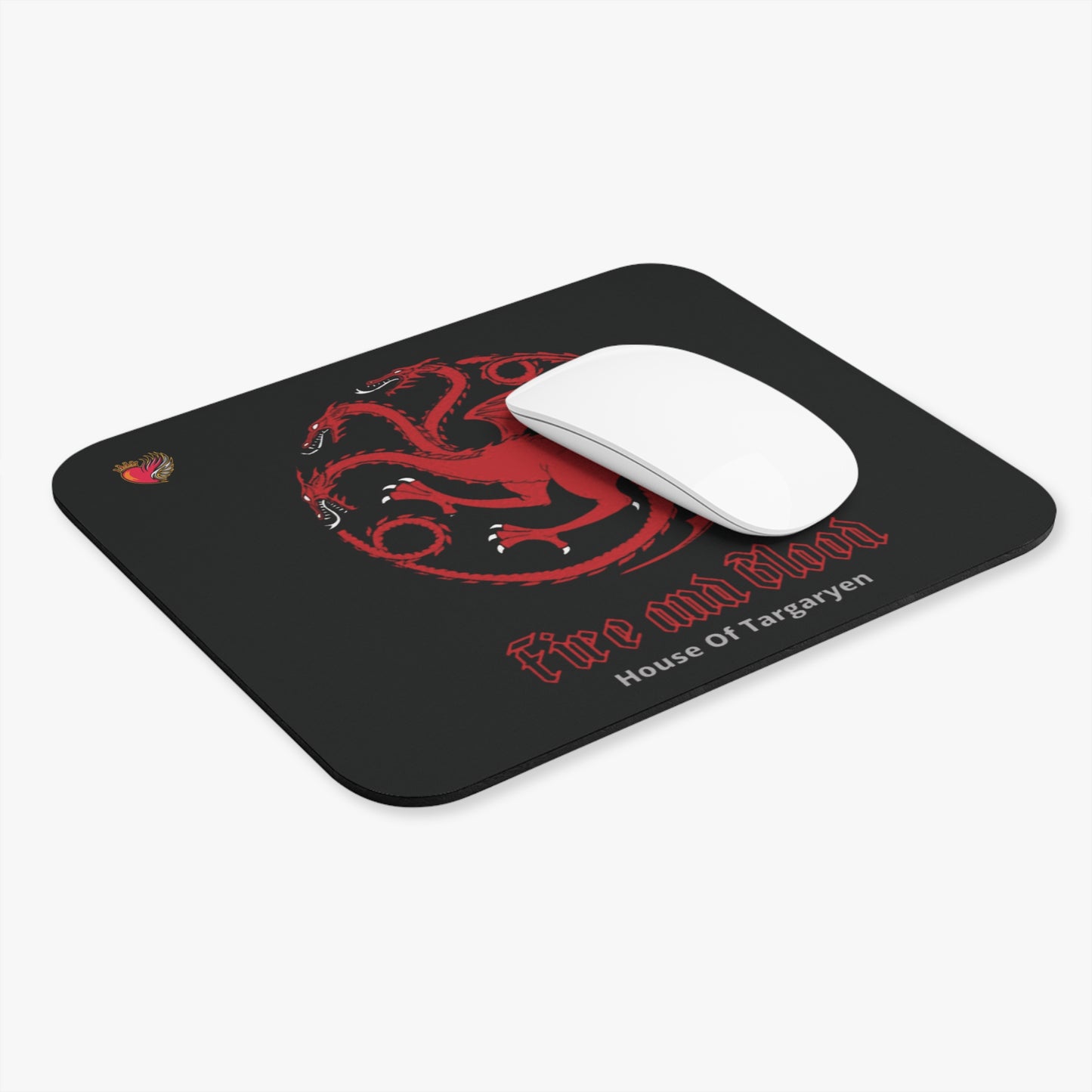 Fire and Blood Mouse Pad