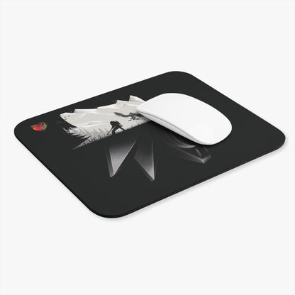 White Wolf Mouse Pad