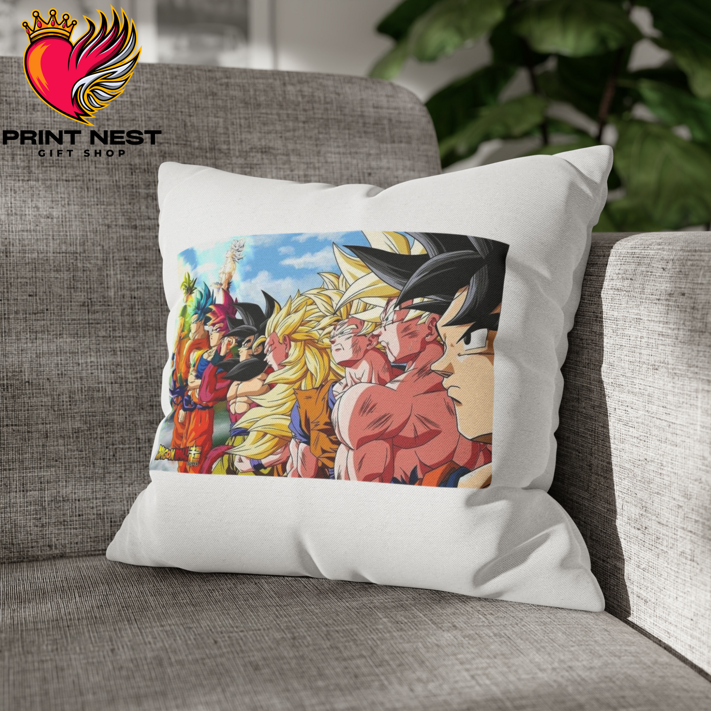 Goku Transformations Cushion