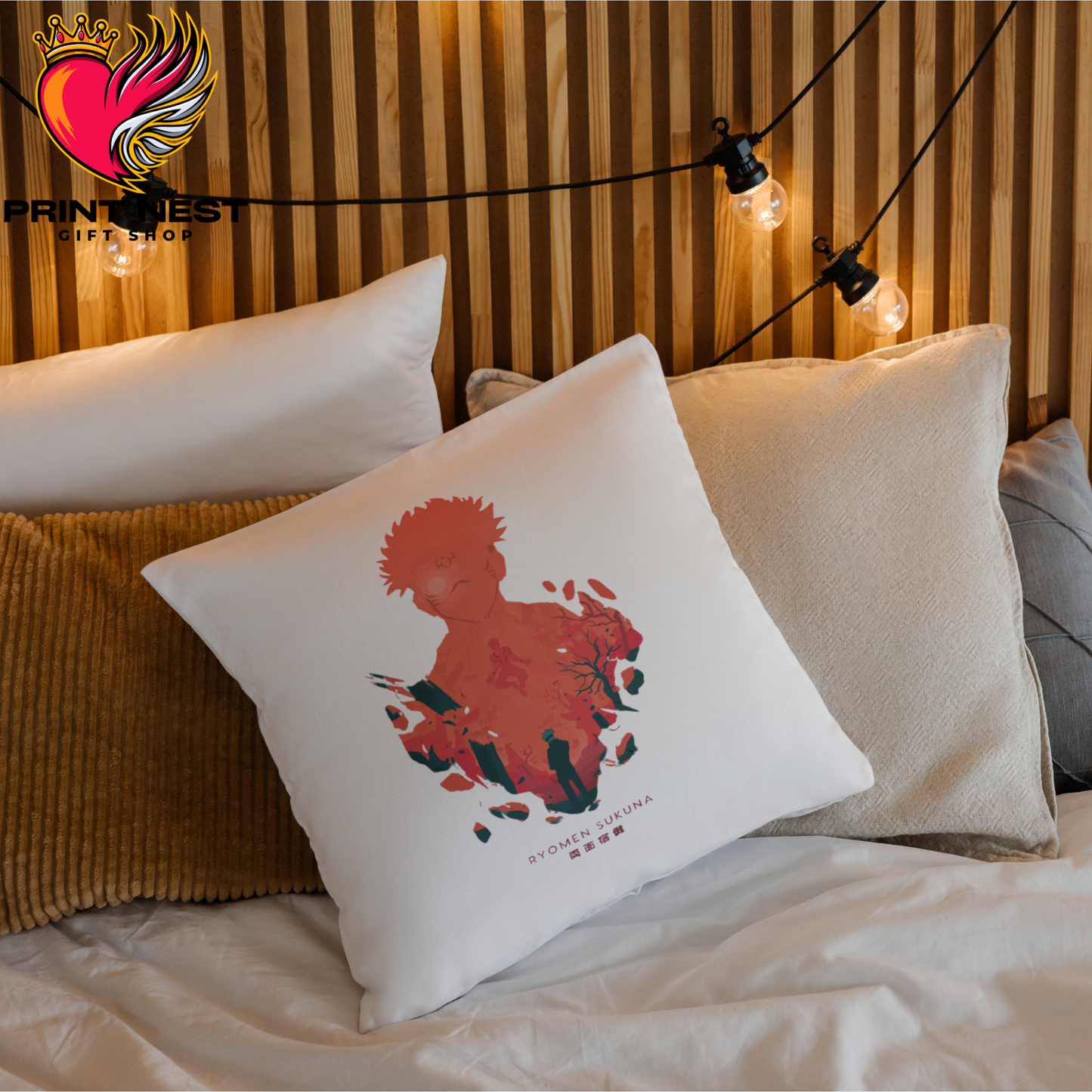 Ryomen Sukuna cushion