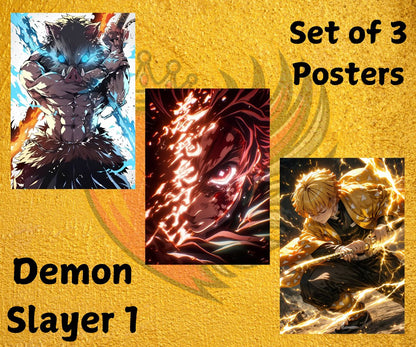 Demon Slayer 1 Posters