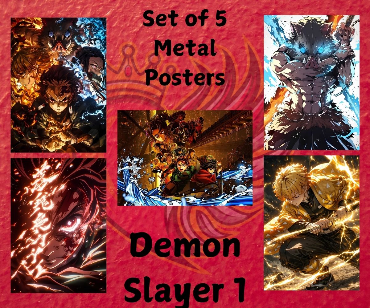 Demon Slayer 1 Metal Poster