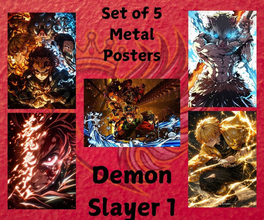 Demon Slayer 1 Metal Poster