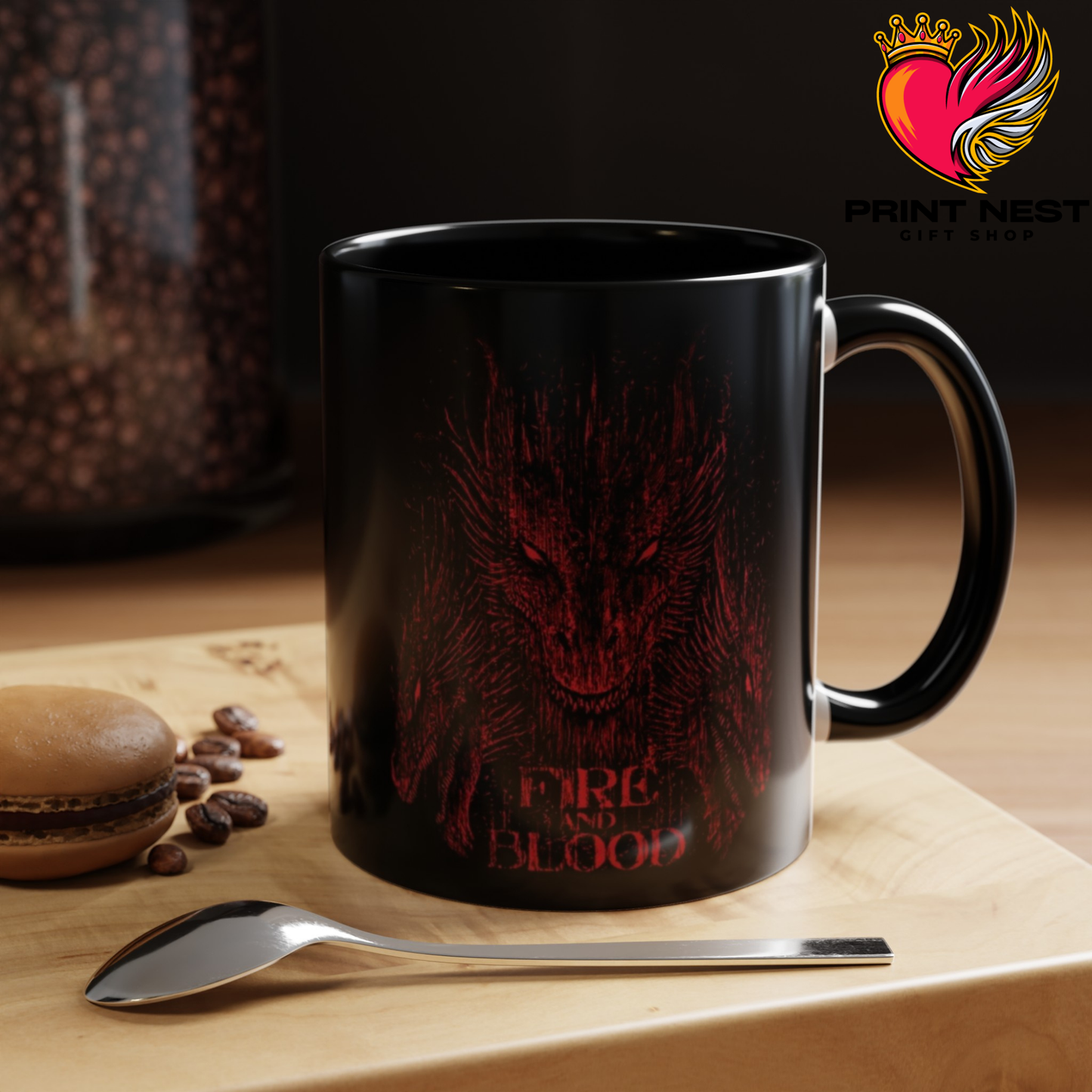 Fire and Blood Mug