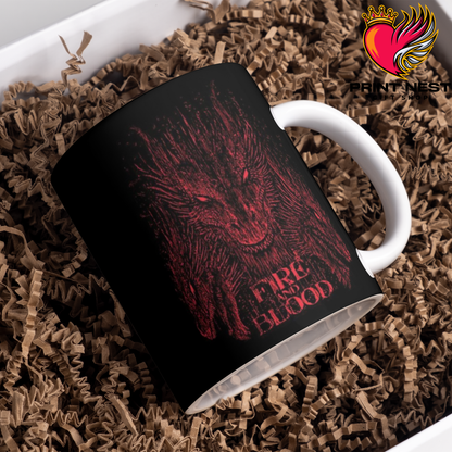 Fire and Blood Mug