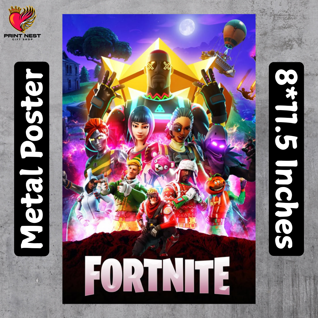 Fortnite Metal Poster