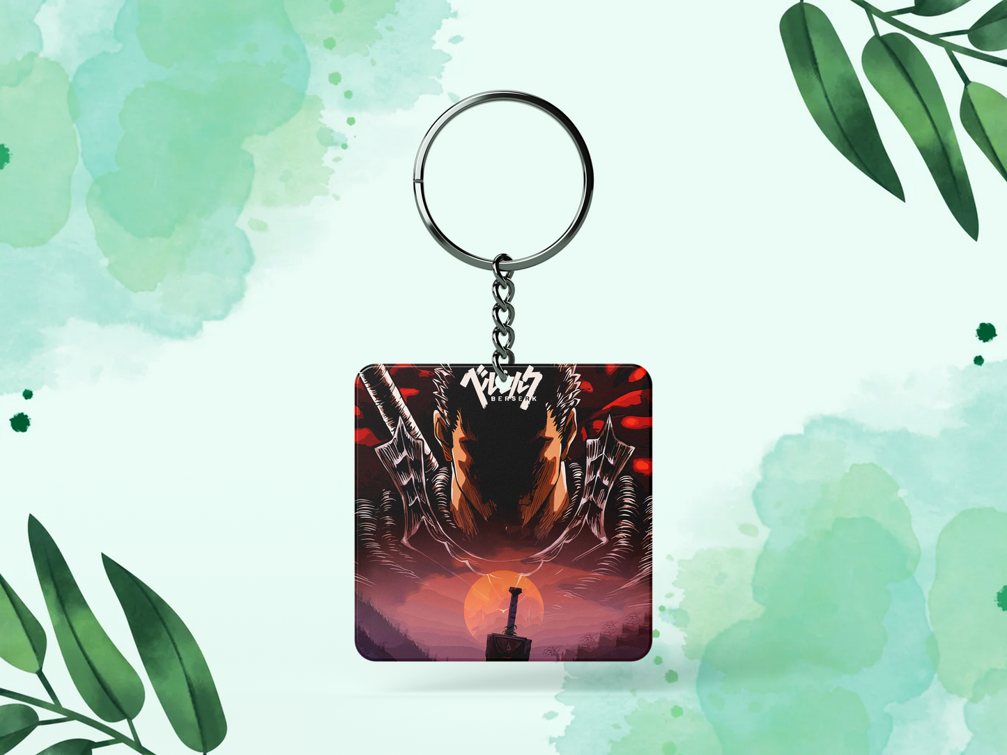 Berserk Metalic Keychain