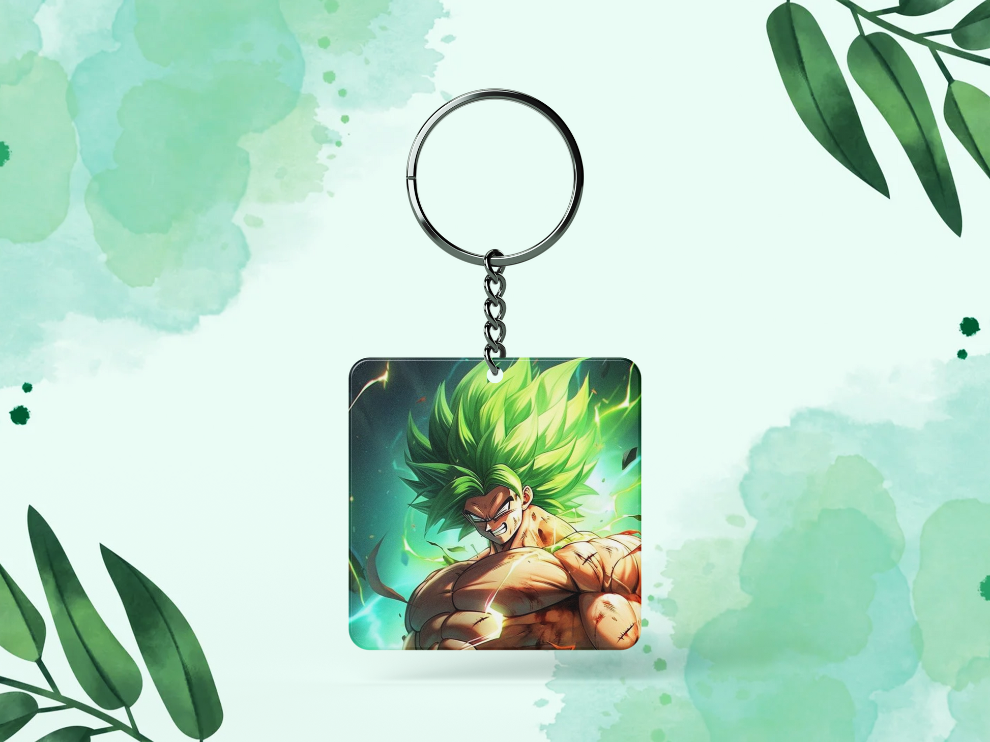 Broly Metalic Keychain