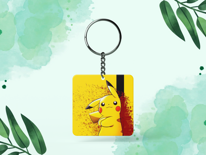 Pikachu Metalic Keychain