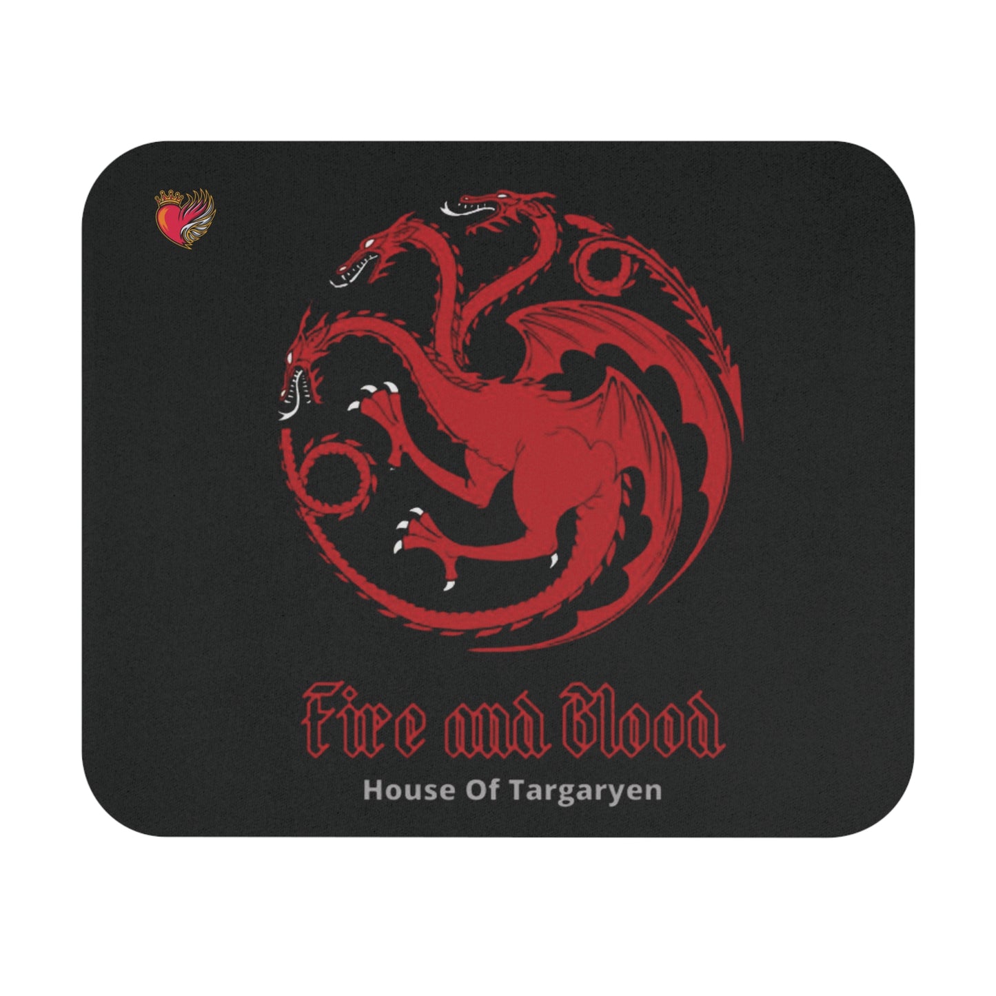 Fire and Blood Mouse Pad