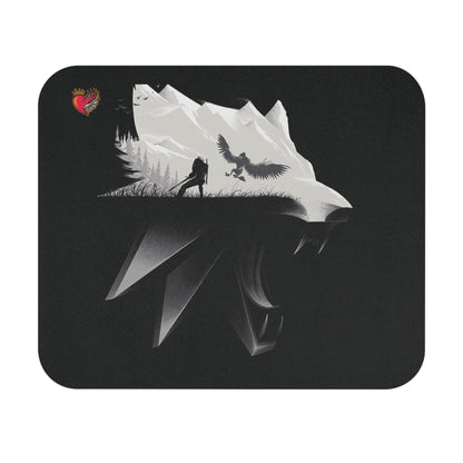 White Wolf Mouse Pad