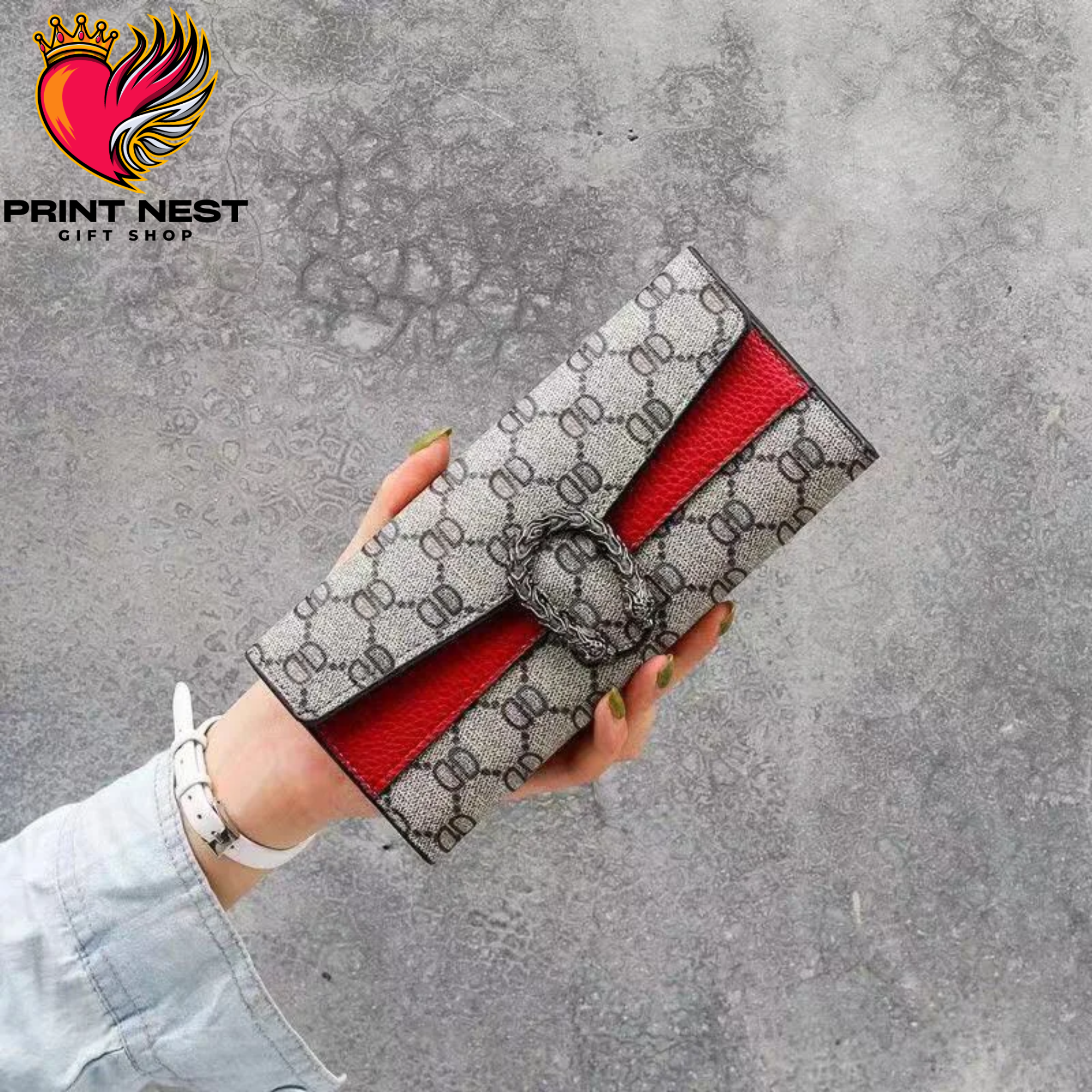 GD Long Wallet for Women – Print Nest