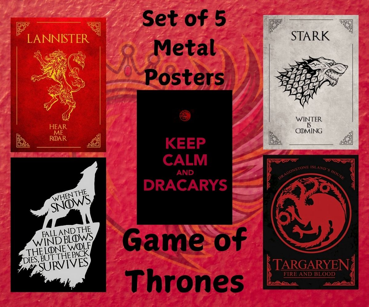 Game of Thrones Metal Posters