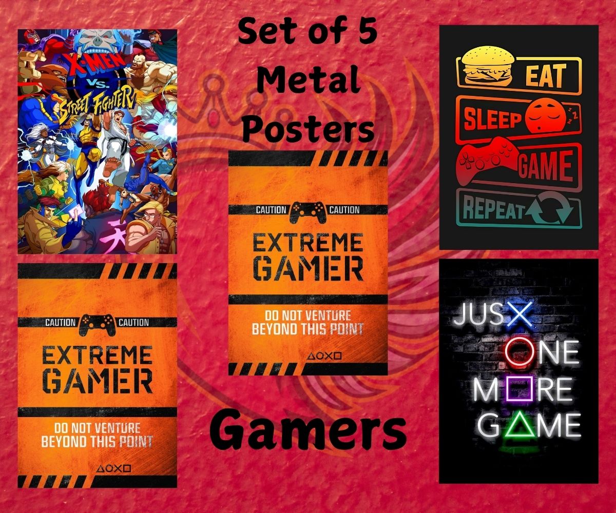 Gamers Metal Poster