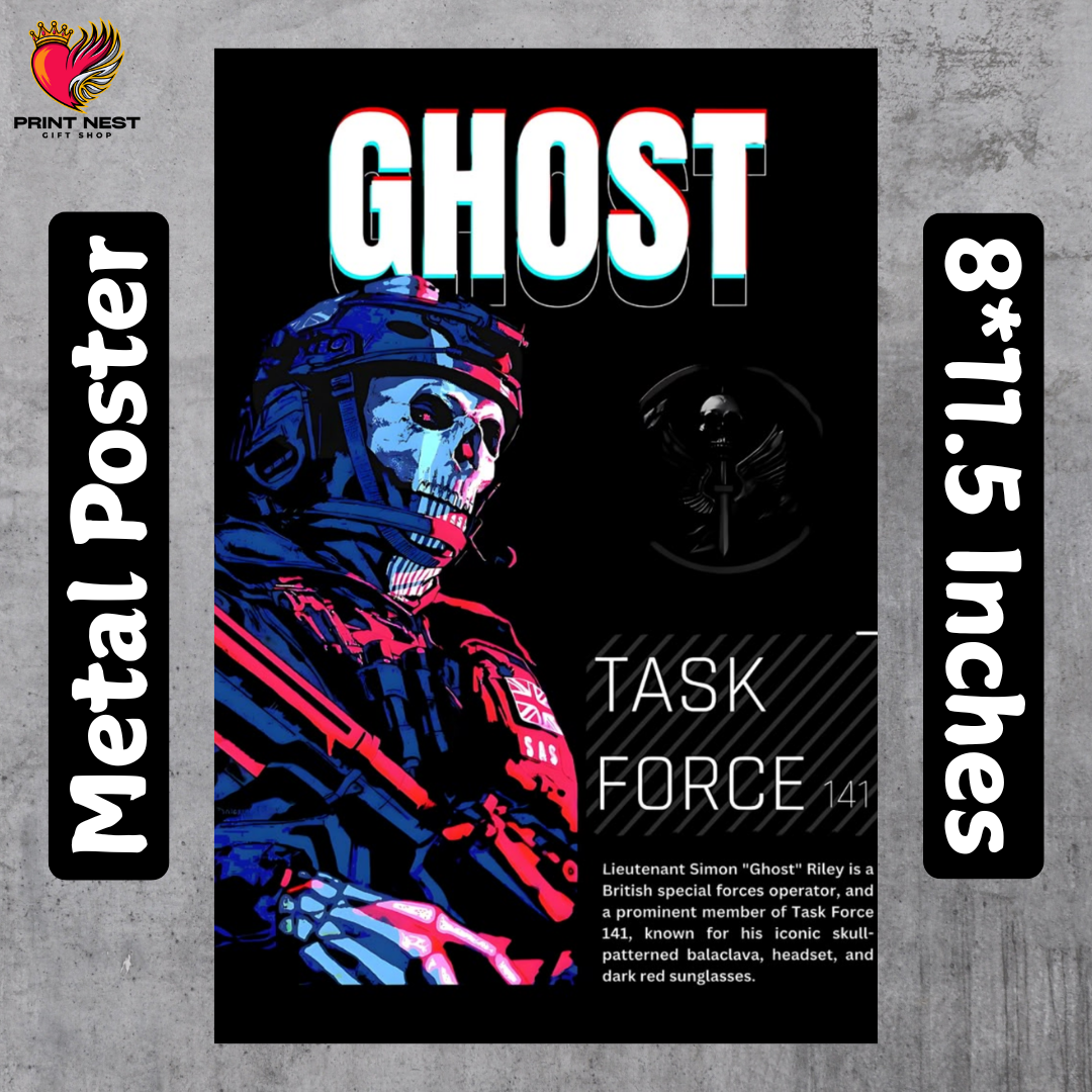 Ghost Metal Poster