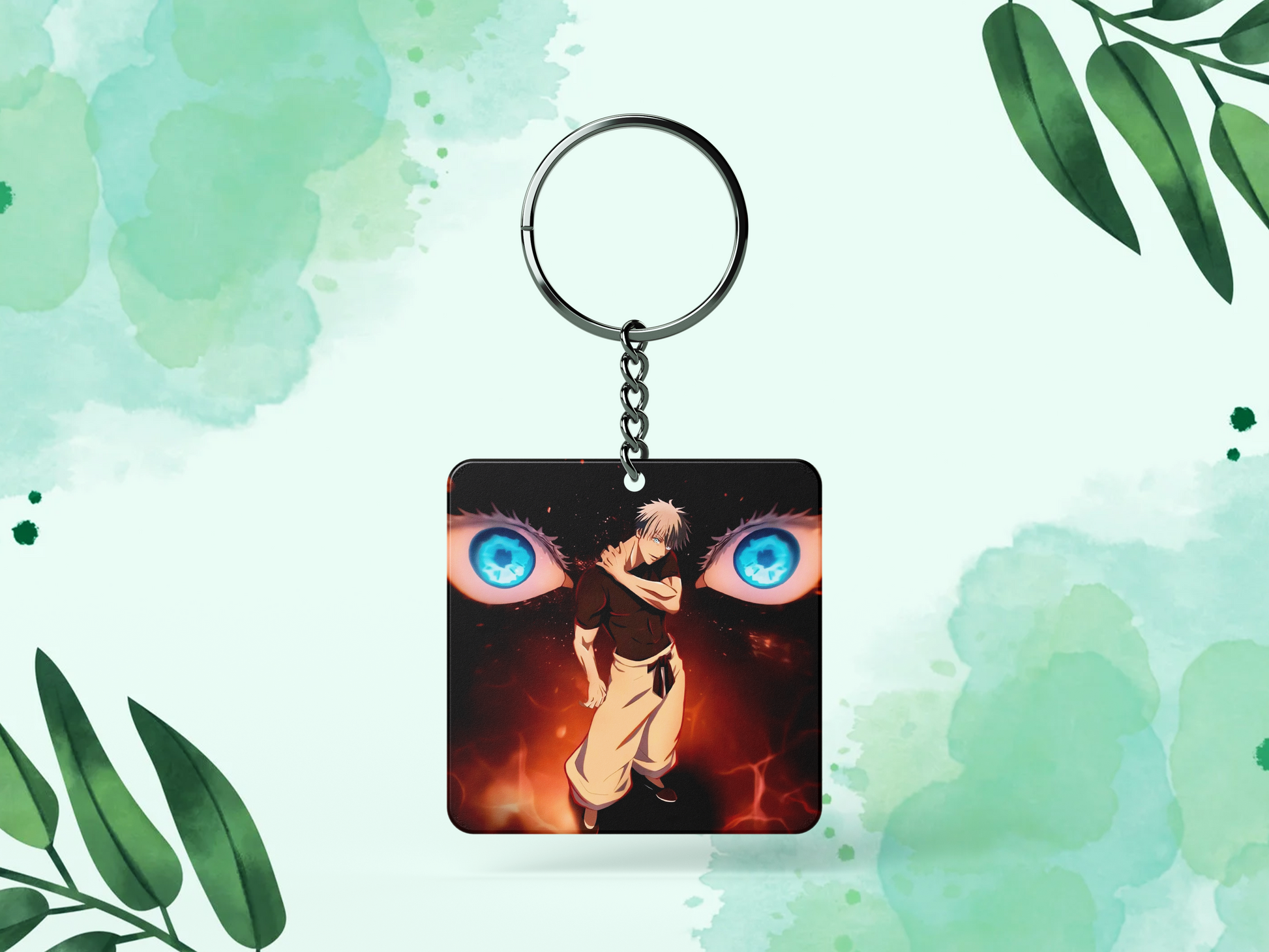 Gojo Satoru Metalic Keychain