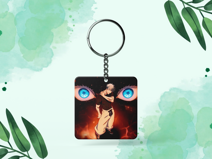 Gojo Satoru Metalic Keychain